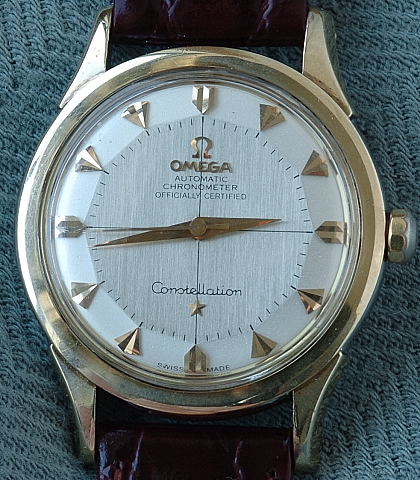 Gold Capped Omega Constellation - Pie Pan Dial
